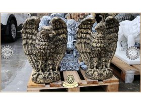 Oferta, National, Statuete vulturi, acvile, auriu patinat, model S13