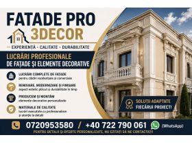 Oferta, Brasov, Lucrari profesionale de fatade decorative pentru constructii