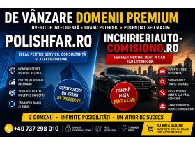 Oferta, Bucuresti, De vanzare domenii premium  polishfar ro și inchirieriauto-comision0 ro