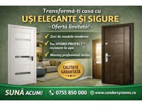Oferta, Bacau, Solutii complete de usi Onesti