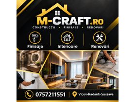 Oferta, Suceava, M-Craft  Finisaje interioare si renovari case