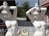 Statueta fata erotica, alb marmorat, model S26